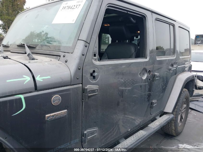 2016 Jeep Wrangler Unlimited 75Th Anniversary VIN: 1C4BJWEG7GL288820 Lot: 39704237