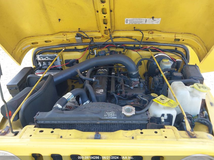 2001 Jeep Wrangler Sport VIN: 1J4FA49S91P375892 Lot: 39704286