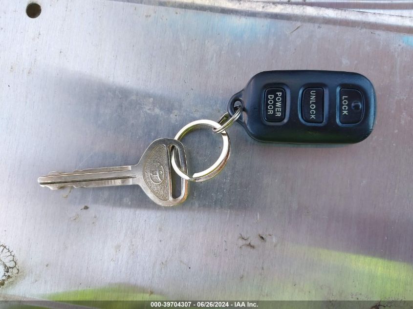 2001 Toyota Sienna Le VIN: 4T3ZF13CX1U325723 Lot: 39704307