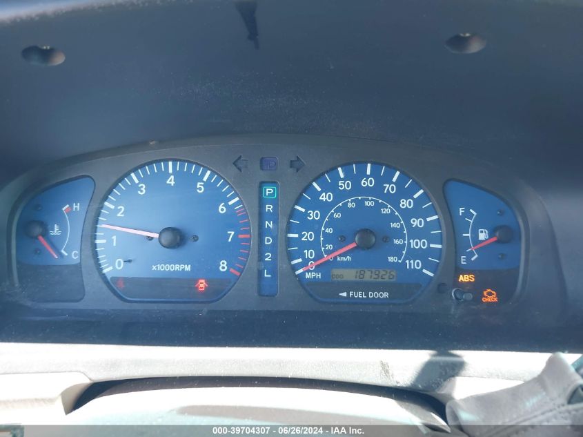 2001 Toyota Sienna Le VIN: 4T3ZF13CX1U325723 Lot: 39704307