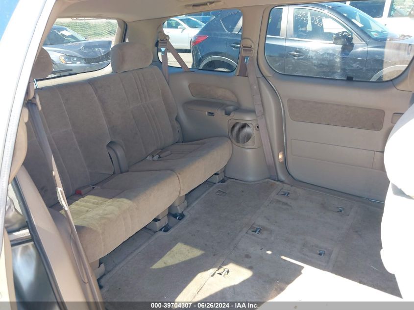 2001 Toyota Sienna Le VIN: 4T3ZF13CX1U325723 Lot: 39704307