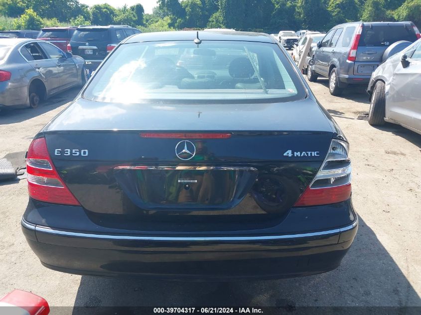 2006 Mercedes-Benz E 350 4Matic VIN: WDBUF87J96X182714 Lot: 39704317