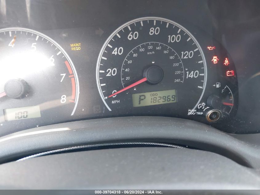 2009 Toyota Corolla Le VIN: 2T1BU40E09C082220 Lot: 39704318