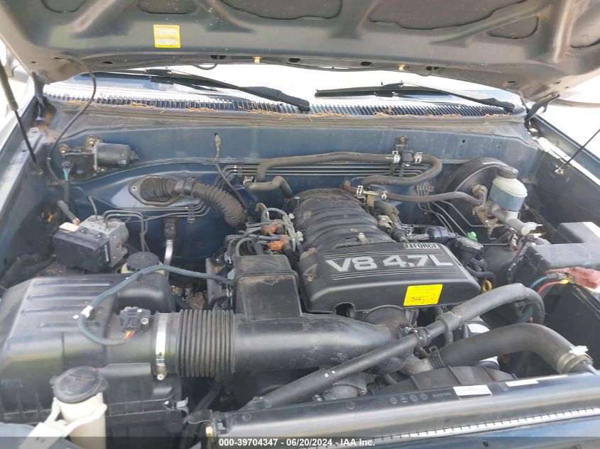 2005 Toyota Tundra Sr5 V8 VIN: 5TBRT34145S456969 Lot: 39704347