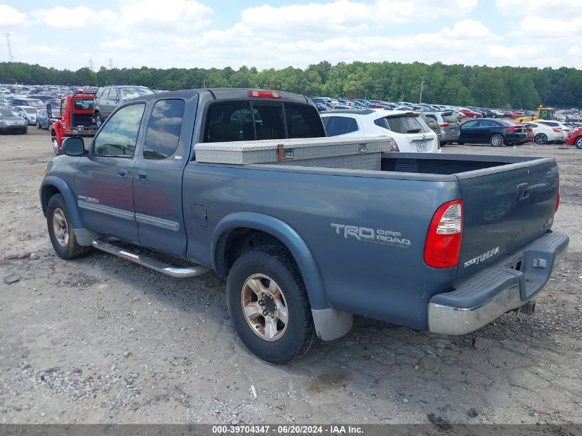 2005 Toyota Tundra Sr5 V8 VIN: 5TBRT34145S456969 Lot: 39704347