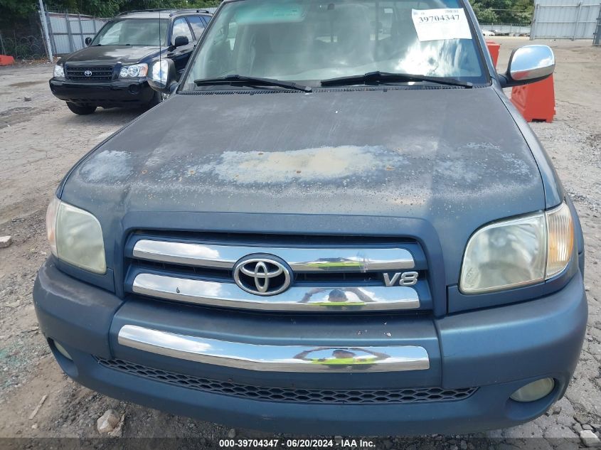 2005 Toyota Tundra Sr5 V8 VIN: 5TBRT34145S456969 Lot: 39704347