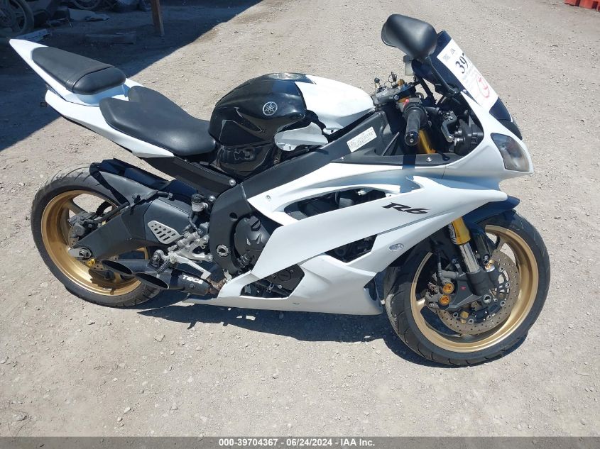 2009 Yamaha Yzfr6 VIN: JYARJ16E89A010937 Lot: 39704367