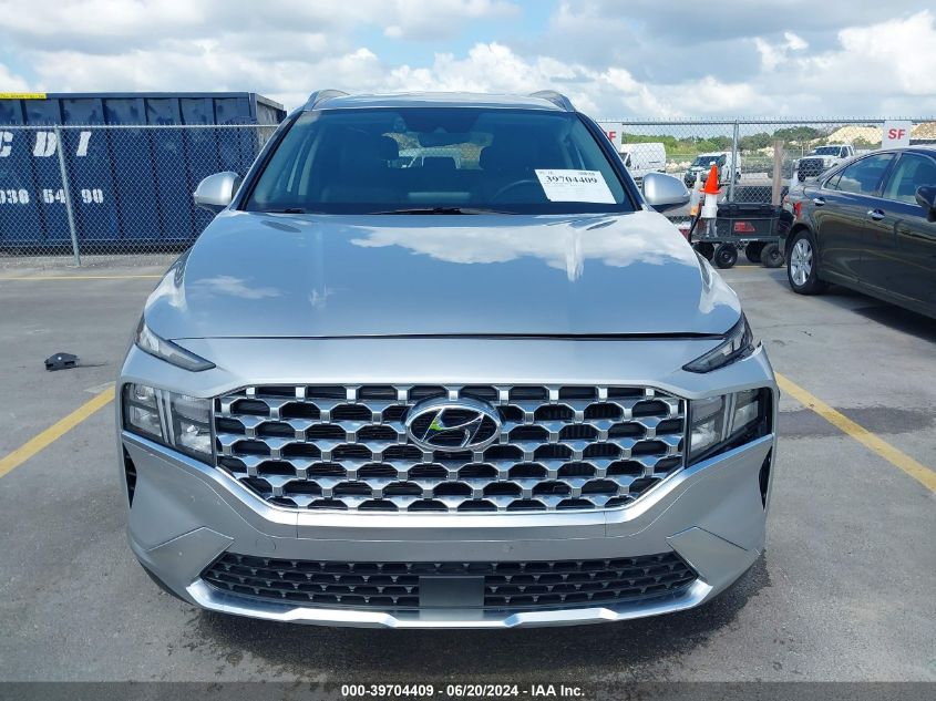 2022 Hyundai Santa Fe Hybrid Blue VIN: KM8S2DA19NU058069 Lot: 39704409