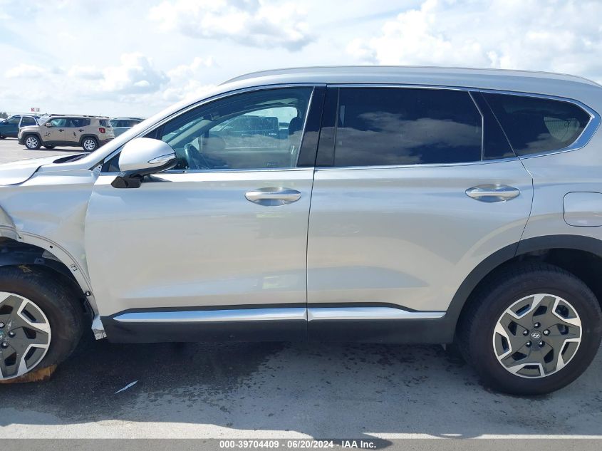 2022 Hyundai Santa Fe Hybrid Blue VIN: KM8S2DA19NU058069 Lot: 39704409