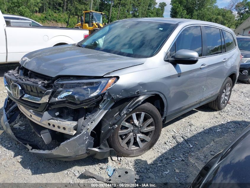 2019 Honda Pilot Ex-L VIN: 5FNYF5H46KB030744 Lot: 39704413