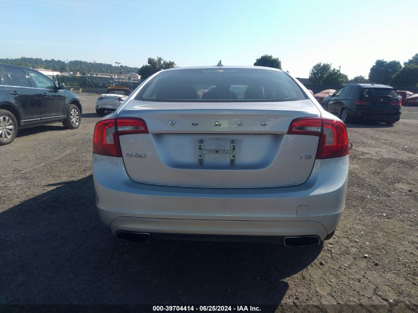 2014 Volvo S60 T5 VIN: YV1612FS3E2275962 Lot: 39704414