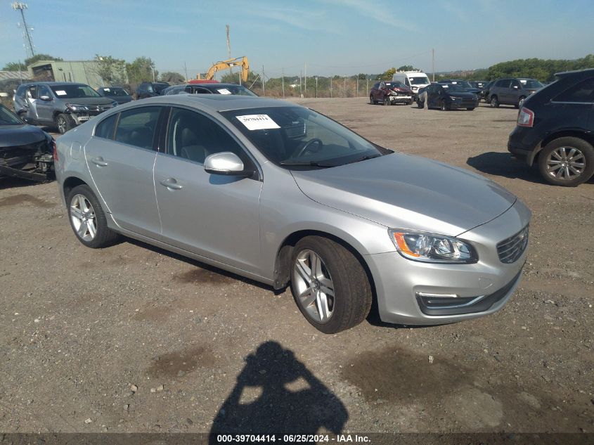 2014 Volvo S60 T5 VIN: YV1612FS3E2275962 Lot: 39704414