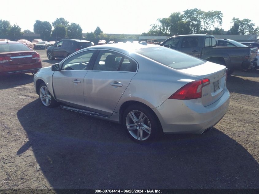 2014 Volvo S60 T5 VIN: YV1612FS3E2275962 Lot: 39704414