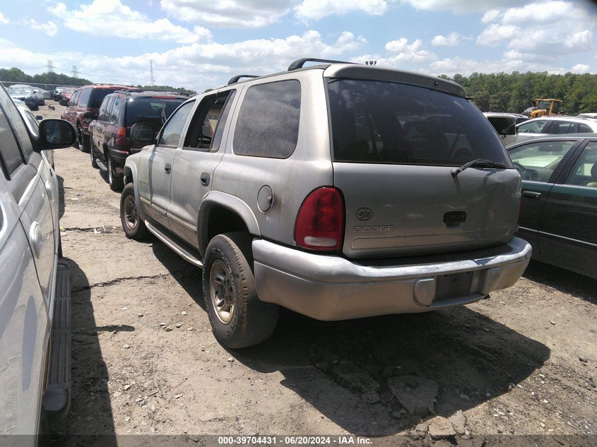1998 Dodge Durango Slt VIN: 1B4HS28Y5WF162633 Lot: 39704431