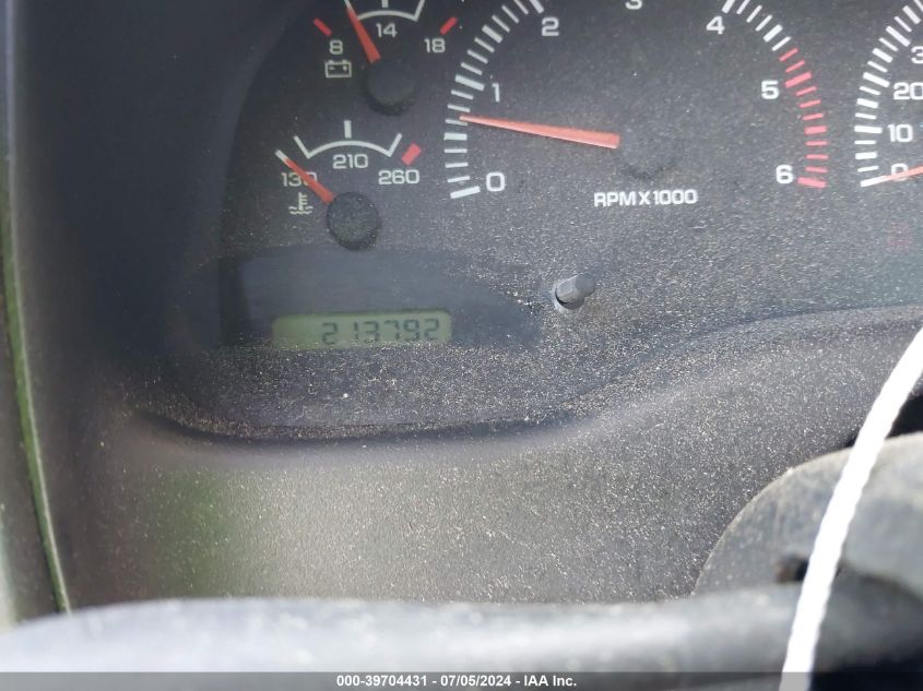 1998 Dodge Durango Slt VIN: 1B4HS28Y5WF162633 Lot: 39704431