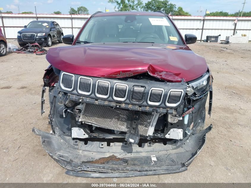 2022 Jeep Compass Latitude 4X4 VIN: 3C4NJDBB4NT125375 Lot: 39704465