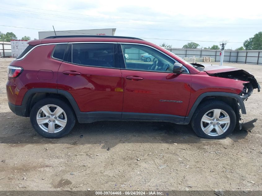 2022 Jeep Compass Latitude 4X4 VIN: 3C4NJDBB4NT125375 Lot: 39704465