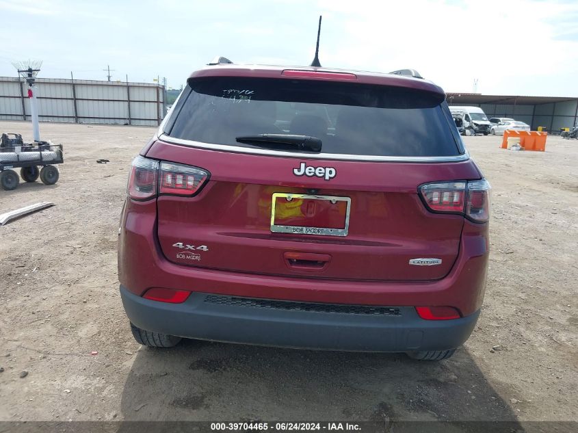 2022 Jeep Compass Latitude 4X4 VIN: 3C4NJDBB4NT125375 Lot: 39704465