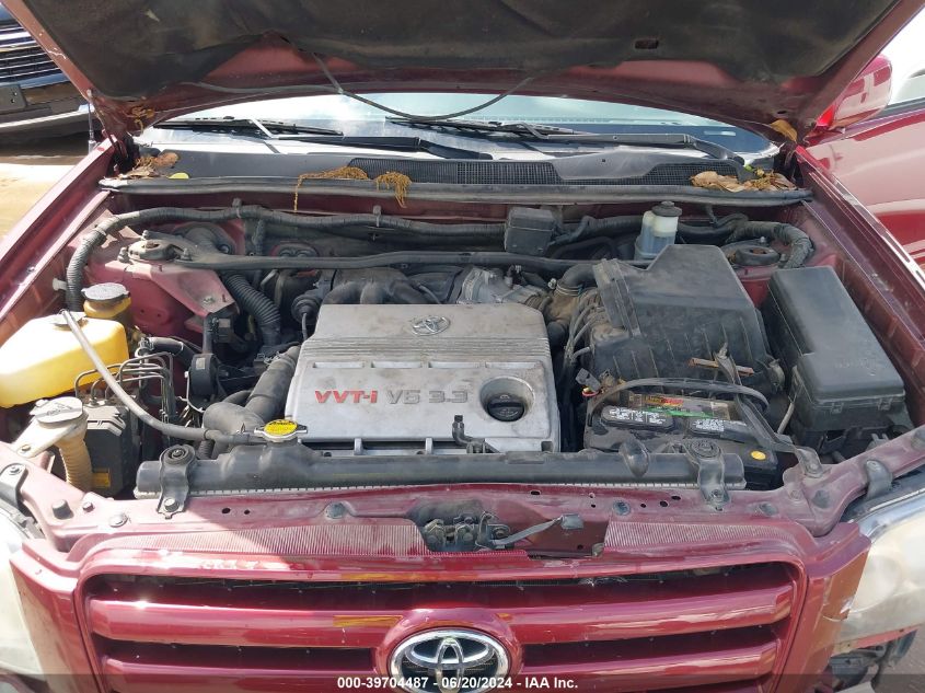 2007 Toyota Highlander V6 VIN: JTEHP21A570199294 Lot: 39704487