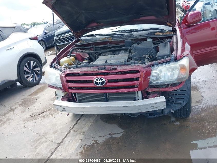 2007 Toyota Highlander V6 VIN: JTEHP21A570199294 Lot: 39704487