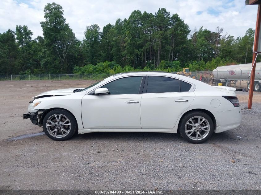 2012 Nissan Maxima 3.5 Sv VIN: 1N4AA5AP8CC862790 Lot: 39704499