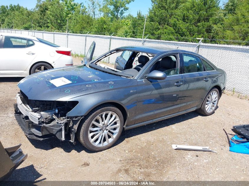 2014 Audi A6 3.0T Premium Plus VIN: WAUHGAFC2EN158837 Lot: 39704503