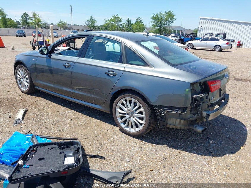 2014 Audi A6 3.0T Premium Plus VIN: WAUHGAFC2EN158837 Lot: 39704503