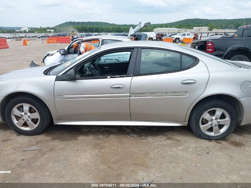 2008 Pontiac Grand Prix VIN: 2G2WP552X81100155 Lot: 39704511