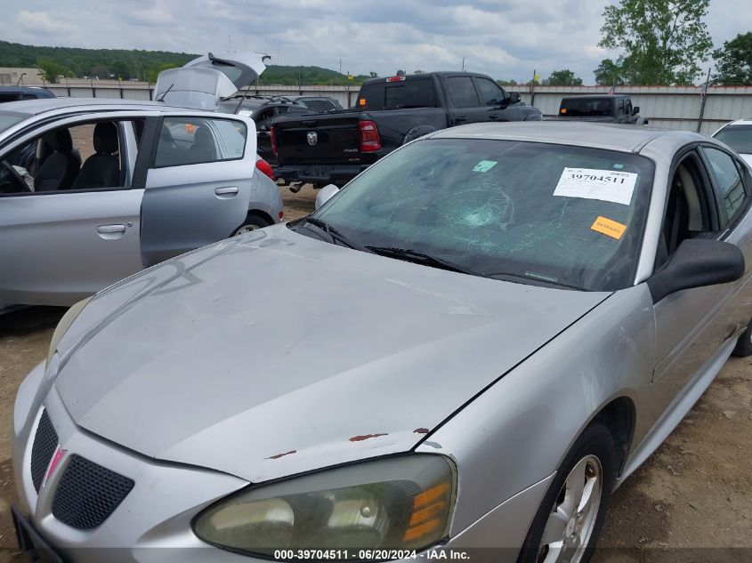 2008 Pontiac Grand Prix VIN: 2G2WP552X81100155 Lot: 39704511