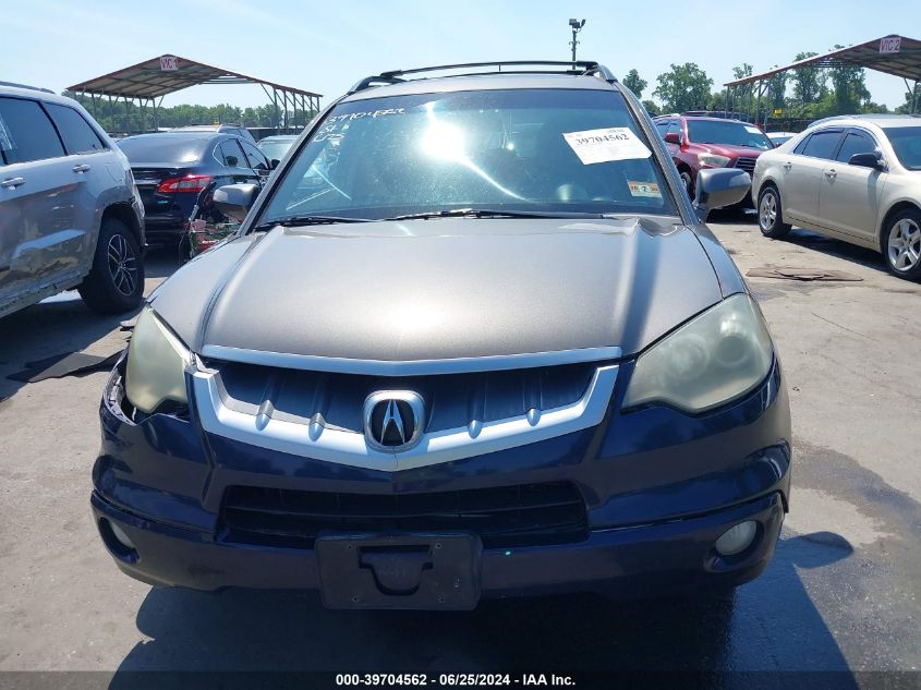 2007 Acura Rdx VIN: 5J8TB18557A001017 Lot: 39704562