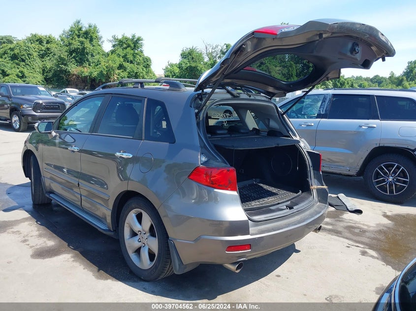 2007 Acura Rdx VIN: 5J8TB18557A001017 Lot: 39704562