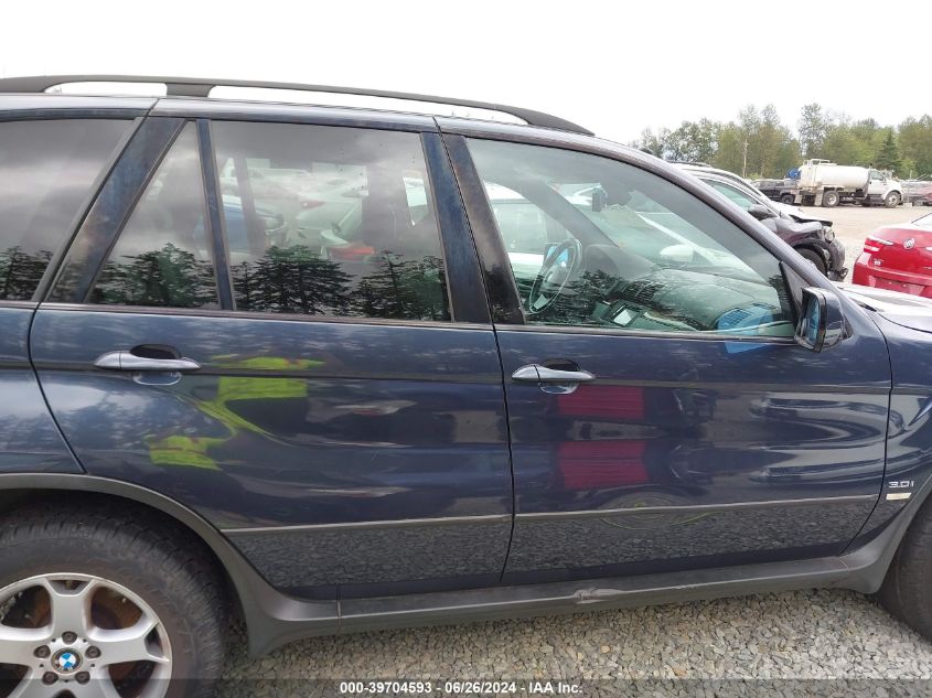 2006 BMW X5 3.0I VIN: 5UXFA13506LY36403 Lot: 39704593