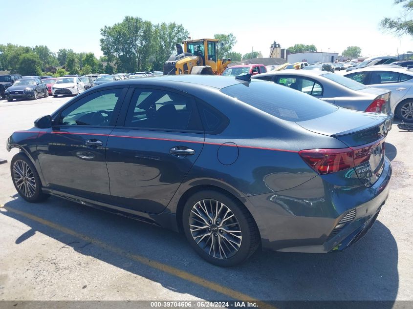 2022 Kia Forte Gt-Line VIN: 3KPF54AD1NE426959 Lot: 39704606