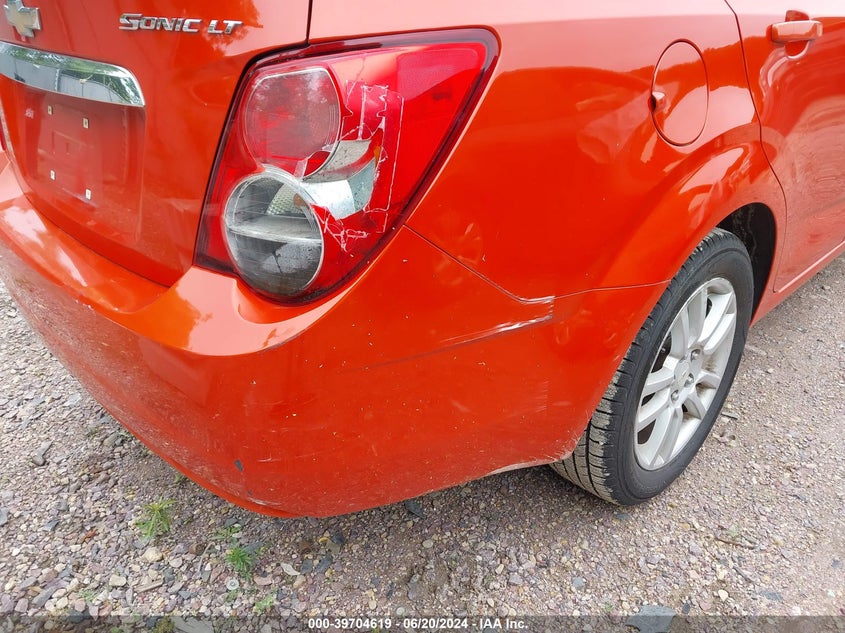 2012 Chevrolet Sonic 2Lt VIN: 1G1JC5SH9C4179947 Lot: 39704619