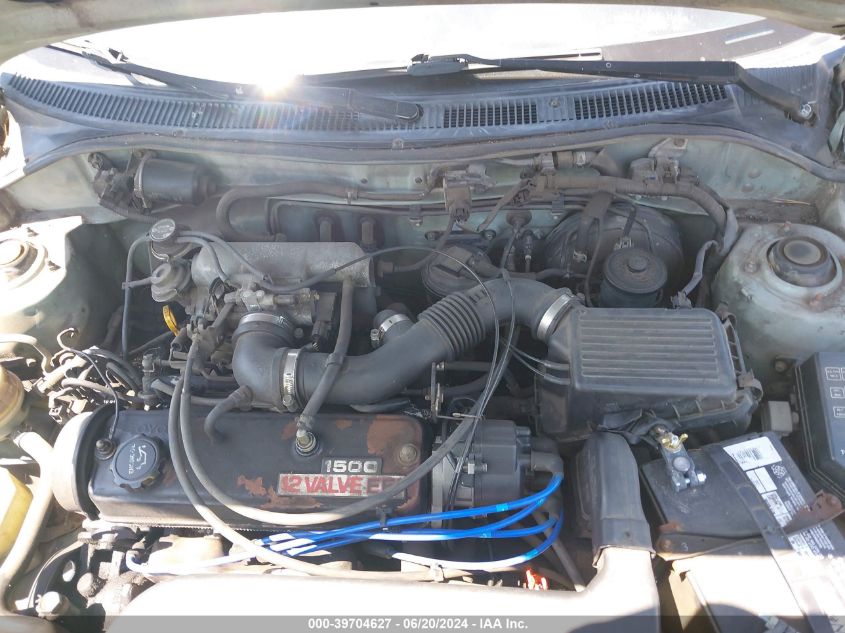 1992 Toyota Tercel Deluxe VIN: JT2EL43A4N0195142 Lot: 39704627