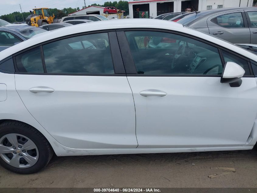 2018 Chevrolet Cruze Ls Auto VIN: 1G1BC5SM3J7195204 Lot: 39704640