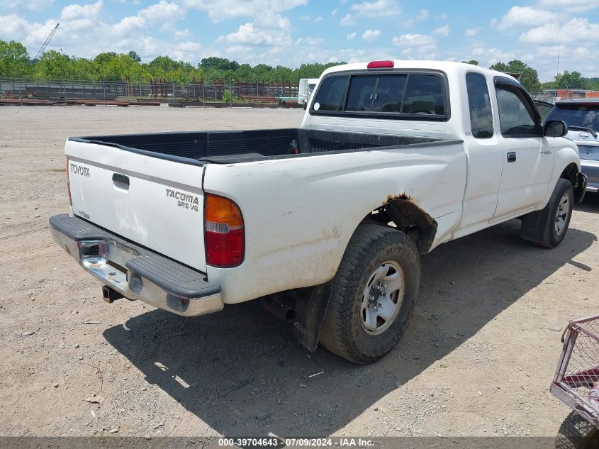 2000 Toyota Tacoma Base V6 VIN: 4TAWN72N2YZ589326 Lot: 39704643