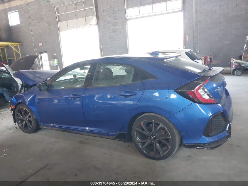 2019 Honda Civic Sport VIN: SHHFK7H43KU408239 Lot: 39704645