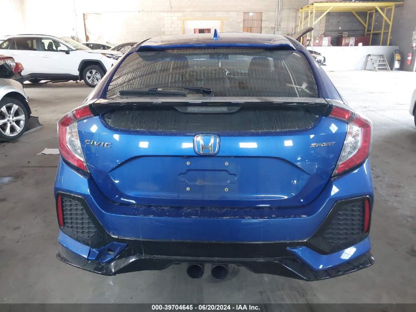 2019 Honda Civic Sport VIN: SHHFK7H43KU408239 Lot: 39704645