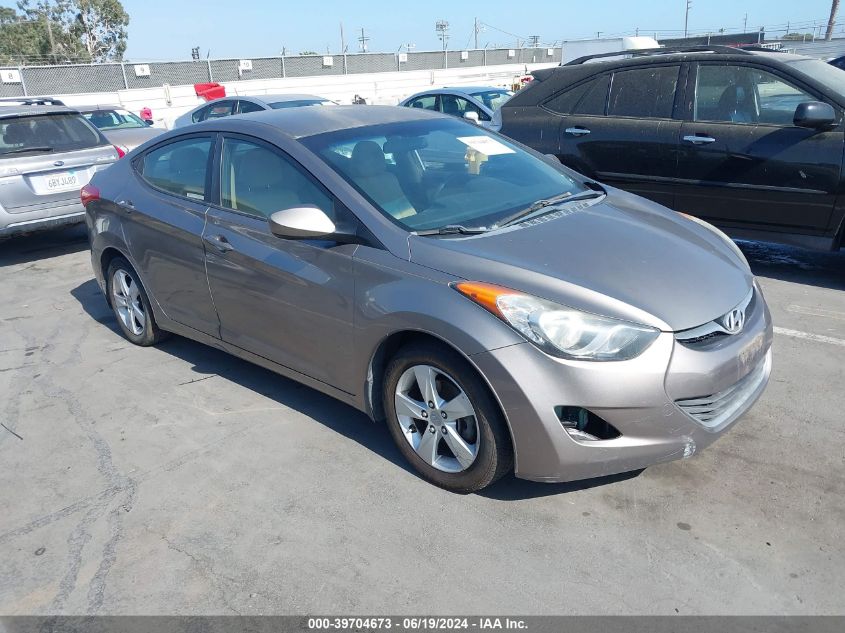 2013 Hyundai Elantra Gls VIN: 5NPDH4AE0DH245157 Lot: 39704673