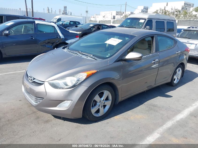 2013 Hyundai Elantra Gls VIN: 5NPDH4AE0DH245157 Lot: 39704673