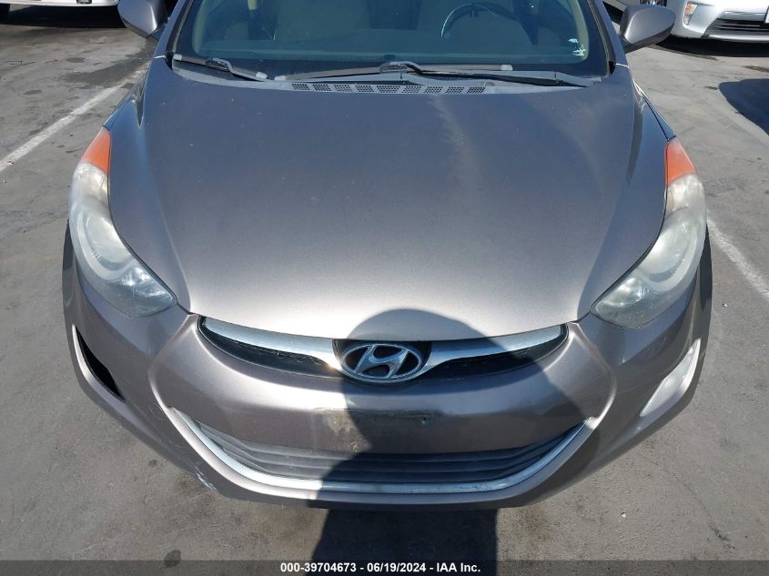 2013 Hyundai Elantra Gls VIN: 5NPDH4AE0DH245157 Lot: 39704673