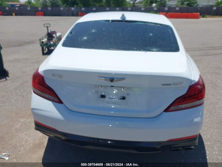 2019 Genesis G70 Advanced VIN: KMTG64LA7KU036323 Lot: 39704689