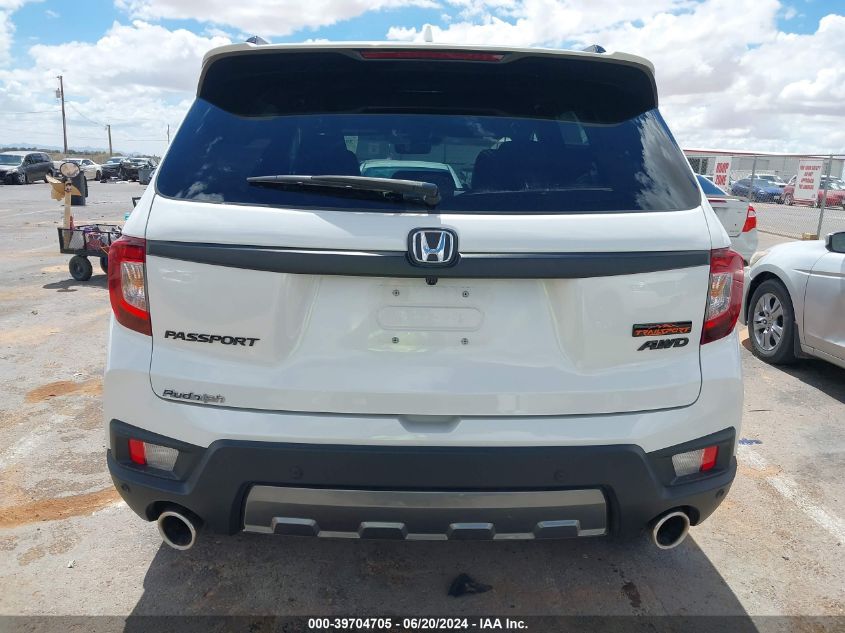 2023 Honda Passport Trail Sport VIN: 5FNYF8H67PB002509 Lot: 39704705