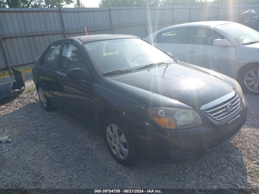 2009 Kia Spectra Ex/Lx/Sx VIN: KNAFE222195620083 Lot: 39704709
