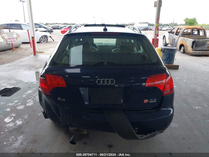 2006 Audi A4 3.2 Avant Quattro VIN: WAUKH78E16A163265 Lot: 39704711