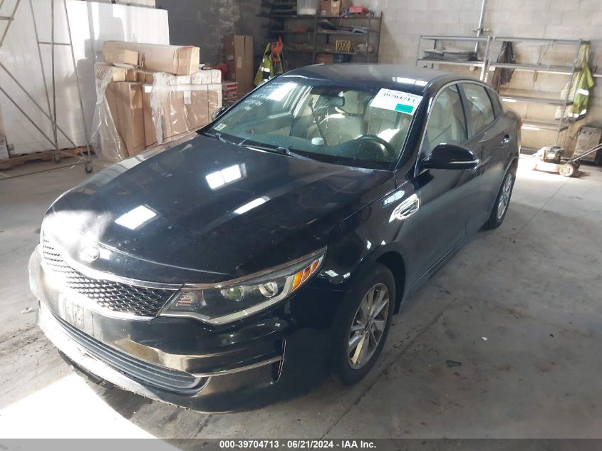 2016 Kia Optima Lx VIN: 5XXGT4L38GG077839 Lot: 39704713