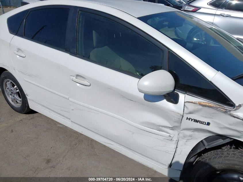 2012 Toyota Prius Two VIN: JTDKN3DU6C5465494 Lot: 39704720