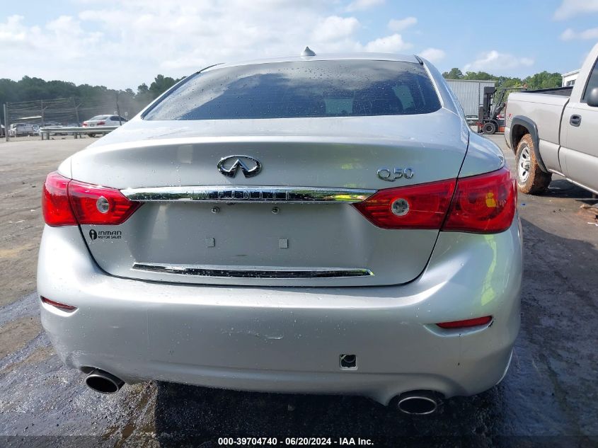 2014 Infiniti Q50 Premium VIN: JN1BV7AP2EM680274 Lot: 39704740