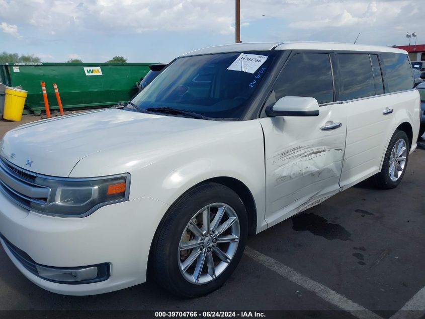 2013 Ford Flex Limited VIN: 2FMGK5D88DBD01296 Lot: 39704766